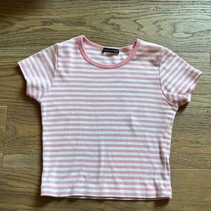 Pink stripped shirt